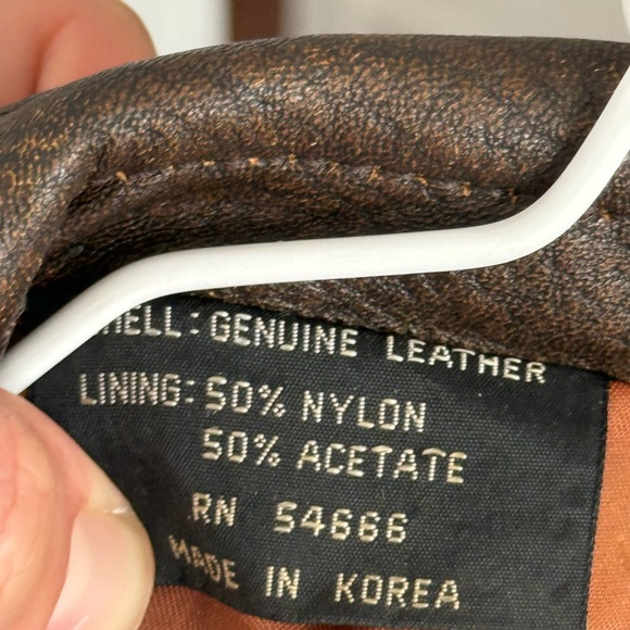 ✦ Vintage Faded Leather Moto Jacket ✦ - Picture 7 of 8